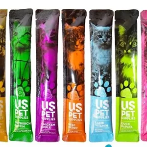 بستنی گربه یو اس پت (1عددی) بوقلمون