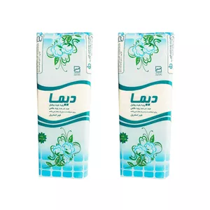 پنبه هیدروفیل دیما مدل 001 وزن 100 گرم بسته 2 عددی | سفید