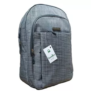 کوله پشتی طرح بنتون کد 0040 رنگ طوسی