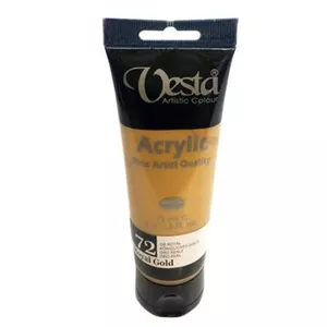 رنگ اکریلیک وستا (Vesta)مدل Royal Gold (72) -1001 75 میلی لیتر
