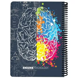 دفتر 100 برگ scientist psychology رنگ مشکی دات نوت