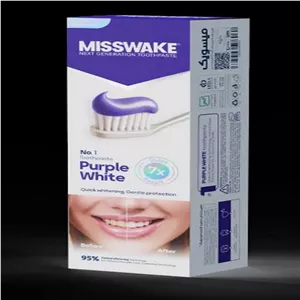 خمیر دندان سفید کننده روزانه Purple White میسویک حجم 75 میلی لیتر