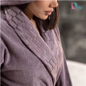 حوله تن پوش دنیز مدل آرام یاسی سایز مدیوم