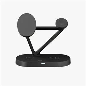 شارژر وایرلس مگنتی مولتی شارژ لِوللو Levelo Premio 5 In 1 Wireless Charging Pad LVL51WCPBK