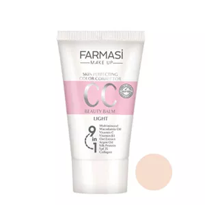کرم پودر سی سی فارماسی cc powder cream farmasi رنگ 01-Light