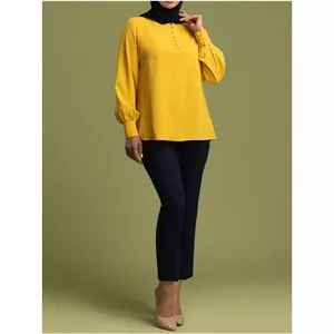 تونیک زنانه برنس مدل مهرناز زرد 44