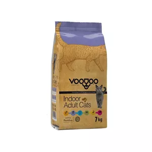 غذای خشک گربه بالغ وودو Voodoo indoor adult cat وزن ۷ کیلوگرم