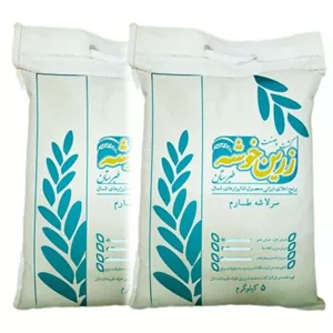 برنج سرلاشه طارم زرین خوشه طبرستان - 10 کیلوگرم
