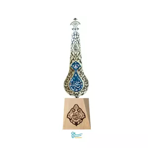 تندیس برنج و مینا یا حسین یشمی