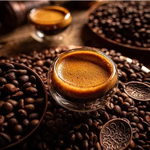 قهوه اسپرسو 100 ربوستا (پودر قهوه مخصوص اسپرسوساز خانگی) 250 گرم