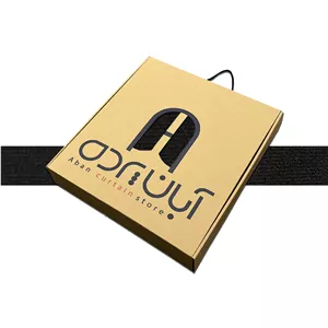 پرده آماده آبان پرده مخمل کالیفرنیا مشکی