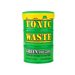 آبنبات خیلی ترش بشکه ای سبز تاکسیک ویست 42 گرم toxic waste
