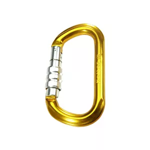 کارابین پیچ بیضی کایلاس اووال – Kailas Oval Screw Carabiner خاکستری