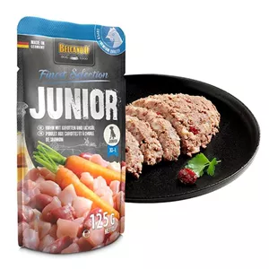 پوچ توله سگ بلکاندو با طعم مرغ و هویج Belcando Junior Chicken With Carrot