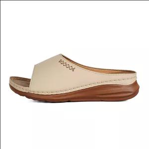 دمپایی زنانه کیان پاژ مدل درسا رنگ کرم 41