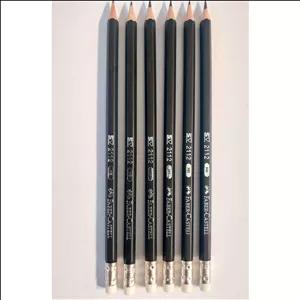 مداد مشکی فابر کاستل (6 عددی)