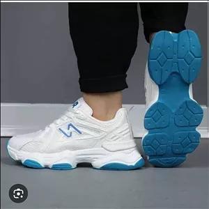 کتونی نیوبالانس دخترانه و زنانه مشکی و سفیدآبی سفید آبی 39