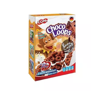 غلات صبحانه کاکائویی برنج و جو 300 گرمی کوپا