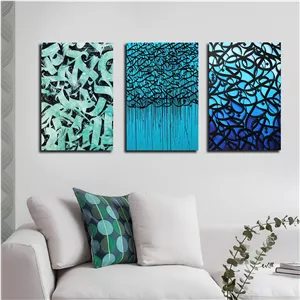 تابلو شاسی بکلیت طرح خطاطی و خوشنویسی مدل SH-2688 مجموعه 3 عددی سایز 20*30*10 