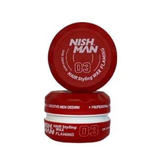 ژل واکس مو نیشمن NISH MAN مدل FLAMING شماره 03 حجم 150 میل، ترکیه