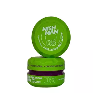 ژل واکس مو نیشمن NISH MAN مدل KERATINشماره 05 حجم 150 میل، ترکیه