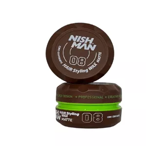 ژل واکس مو نیشمن NISH MAN مدل MATTEشماره 08 حجم 150 میل، ترکیه