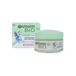 کرم شب ضد پیری گارنیه حاوی عصاره اسطوخودوس مناسب انواع پوست GARNIER BIO LAVENDER حجم 50 میل