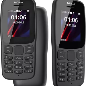 گوشی موبایل نوکیا مدل 106 4G دو سیم‌ کارت مشکی