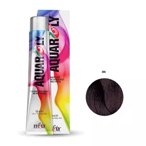 رنگ مو اکوارلی N4 قهوه ای متوسط 100 میل تیوپی