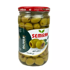 زیتون شور بی هسته سمیران - 630 گرم