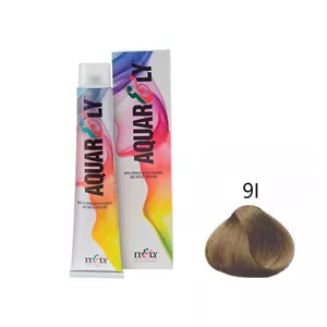 رنگ مو اکوارلی 9I بلوند خیلی روشن زیتونی 100میل تیوپی