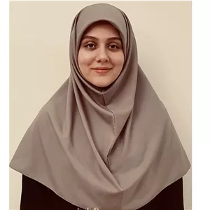 مقنعه کرپ قواره ۹۰ آبی