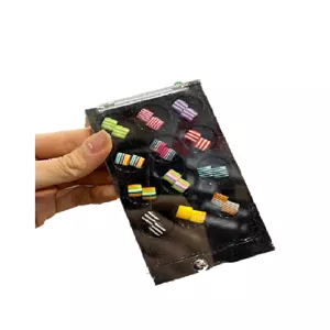 دیزاین طراحی ناخن 12 رنگ قلب یا مربع یا نگین (رندوم گذاشته میشود)