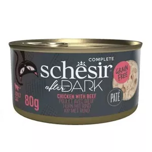 کنسرو گربه شسیر با طعم مرغ و گوشت 80 گرم