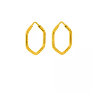 گوشواره طلا 18 عیار اقلیمه کد ET2164.0.86