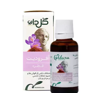 قطره گیاهی آفرودیت گل دارو حجم 30 میلی لیتر