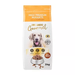 غذای خشک سگ بالغ اورلاندو گوشت پرندگان و مرغ 3 کیلوگرم