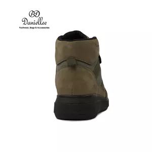 نیم بوت Leather Mix روزمره زنانه Argon Bootie MC Lace II Army Green/Army Green 40