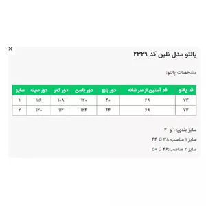 پالتو السانا مدل نلین کد 2329 ذغالی سایز 1