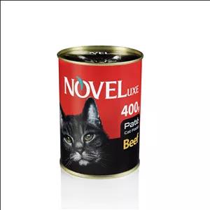 کنسرو گربه با طعم گوشت گاو و جگر 800 گرمی نوول (novel)