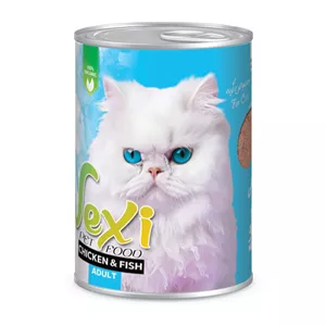 کنسرو پته گربه وکسی با طعم مرغ و ماهی 400 گرم