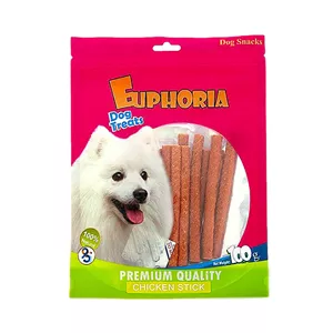 تشویقی سگ ایفوریا مدل مدادی نرم با طعم مرغ 100 گرم