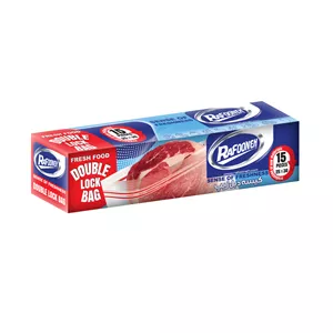 کیسه دبل زیپ بزرگ 25*35 رافونه 15 عددی