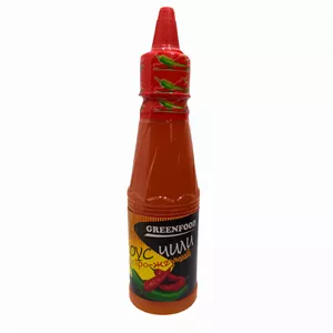 سس چیلی تند گرین‌فود مدل Extra Hot – سس فلفل فوق‌تند ارمنستانی 200 گرمی