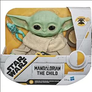 فیگور بیبی یودا با قورباغه پولیشی و سخنگوی مدل Baby Yoda برند هاسبرو