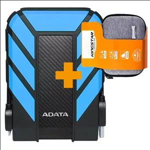 باندل هارد اکسترنال ADATA HD710 2TB آبی با گارانتی 36 ماهه آونگکیف