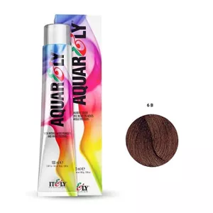 رنگ مو آکوارلی شماره 6B رنگ بلوند بژ تیره حجم 100 میلی لیتر