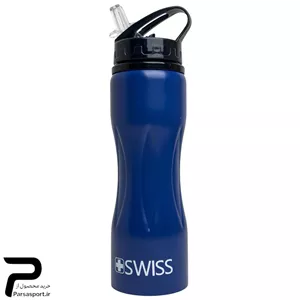 قمقمه فلزی swiss آبی