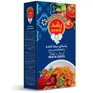 پاستا ساید گوجه و ریحان رشد 180 گرمی