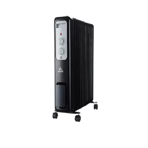 شوفاژ برقی 13 پره ایوولی بدون فن مدل EVOH-13MW دارای دو سال گارانتی رادین سرویس (ضمانت اصالت و سلامت کالا ) مشکی